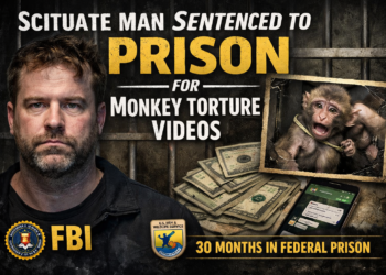Scituate Man Sentenced to Prison for Creating and Distributing Monkey Torture Videos