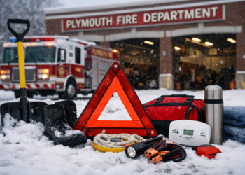 Plymouth Fire Department Issues Winter Safety Alert Ahead of Weekend Storm