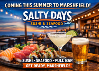 Marshfield Welcomes New Salty Days Sushi Spot With Full Bar This Summer