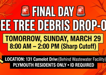 LAST CHANCE: Free Tree Debris Drop-Off in Plymouth Ends Sunday (3/29)