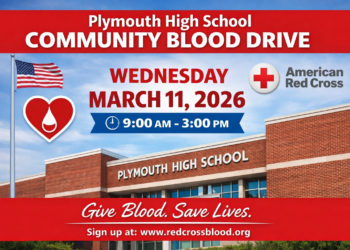 Plymouth High School to Host Community Blood Drive
