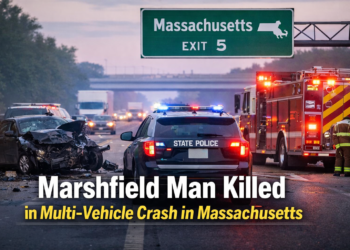 Marshfield MA Man Killed in Multi-Vehicle Crash on Massachusetts Highway