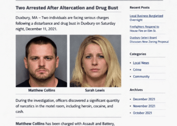 Duxbury Knife Assault Leads to Assault and Drug Trafficking Charges