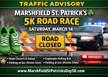Marshfield MA Traffic Advisory: St. Patrick’s 5K Road Race to Cause Road Closures March 14