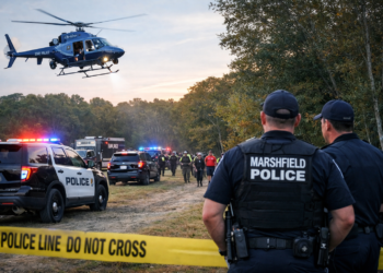 Breaking -Massive Multi-Agency Search Underway in Marshfield for Missing 8-Year-Old Child