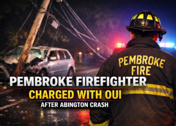 After Abington Crash, Pembroke Firefighter Charged With OUI