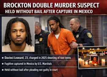 23-Year-Old Suspect in Brockton Double Murder Held Without Bail After Capture in Mexico
