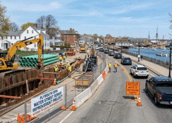 PLYMOUTH, MA  TRAFFIC & PUBLIC SAFETY UPDATE: Water Street Sewer Realignment & Regional News Brief