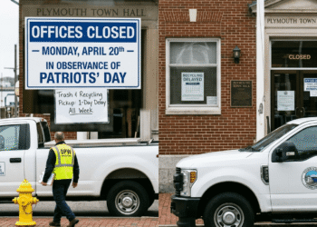 Patriots’ Day 2026: Plymouth County Closures, Trash Delays, and Holiday Service Shifts