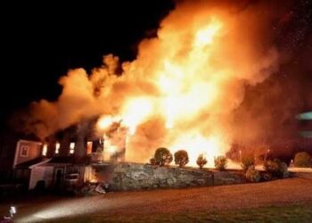 Early Morning Explosion and Fire Destroys Bridgewater Home